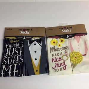 Marriage New Couple Socks (Wedding Gift)